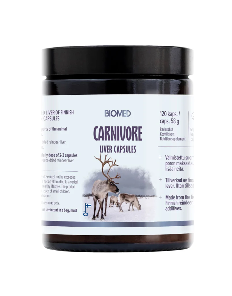 Biomed Carnivore Liver Capsules (120 Caps)