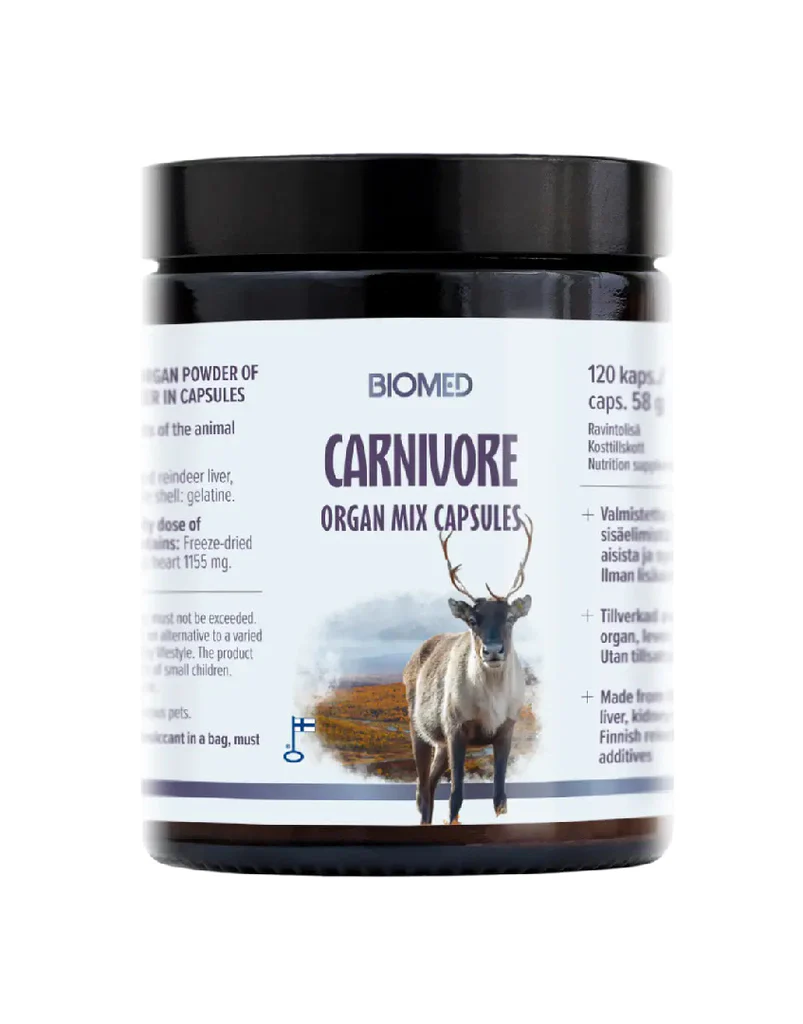 Biomed Carnivore Organ Mix Capsules (120 Capsule)