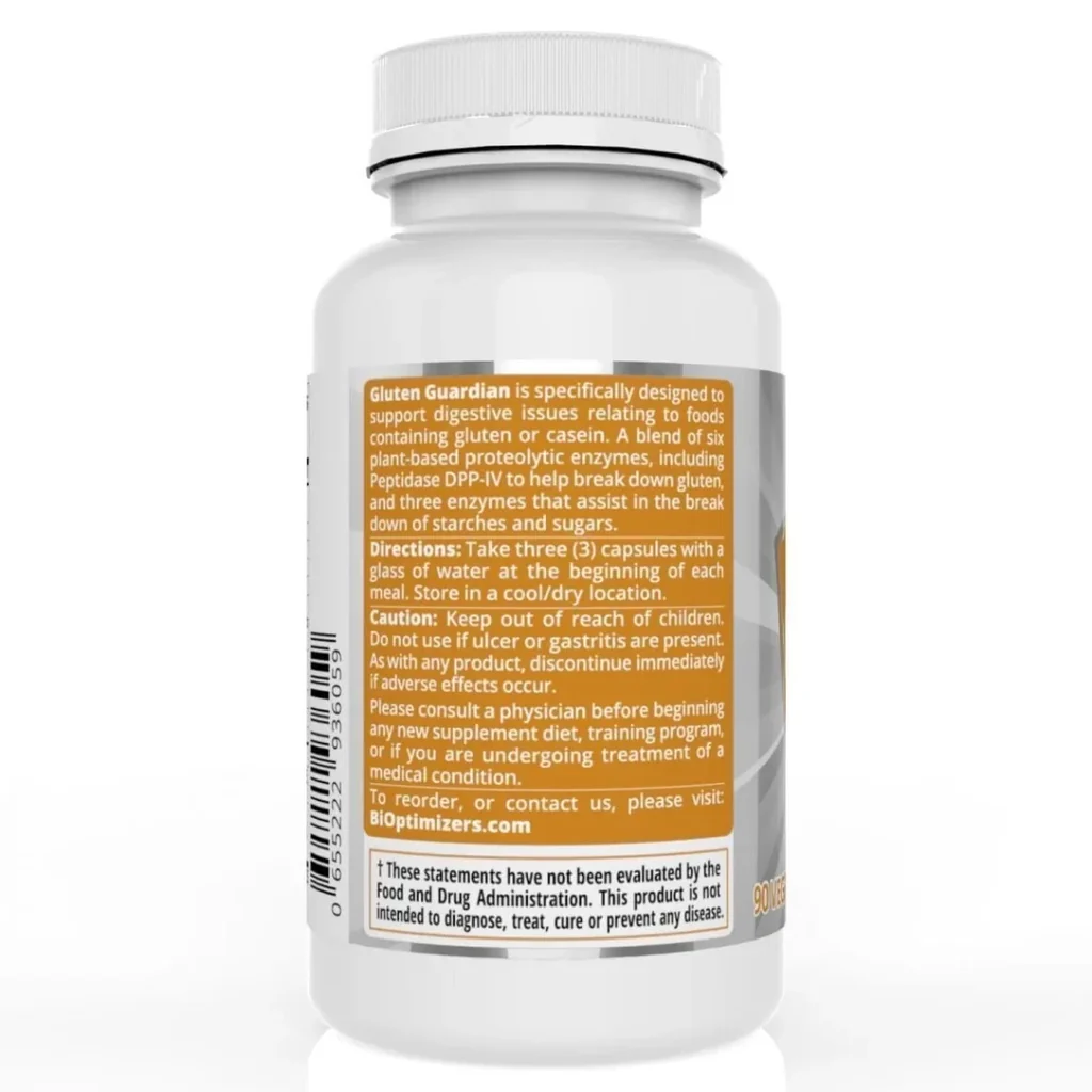 BiOptimizers Gluten Guardian (90 Capsule) - immagine 2