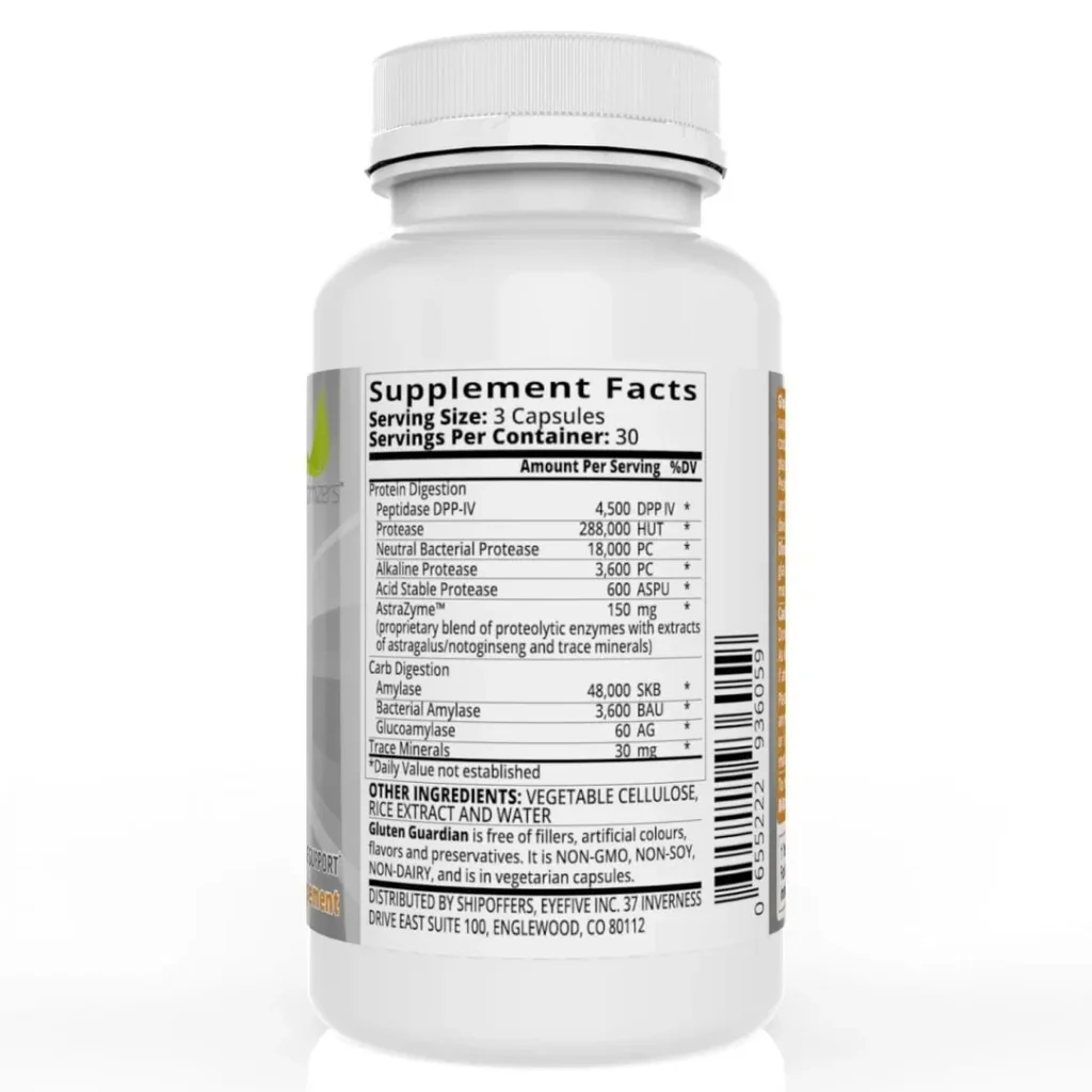 BiOptimizers Gluten Guardian (90 Capsule) - immagine 3