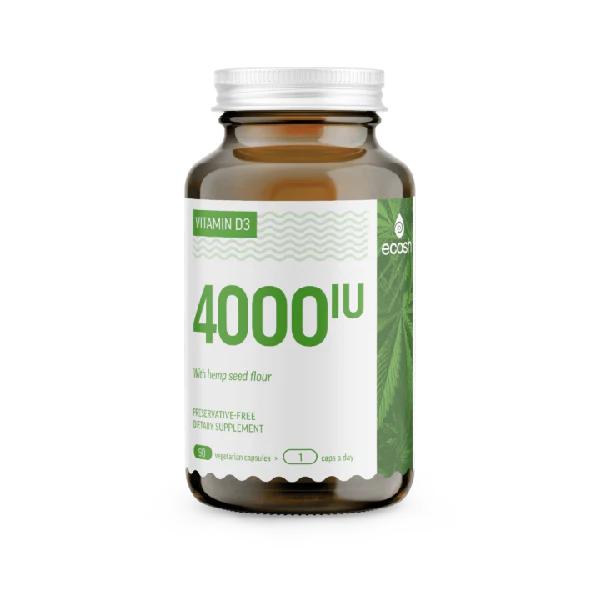 Ecosh Vitamina D3 4000-IU (90 Capsule)